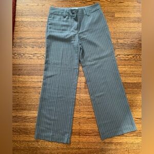 Women’s Striped Gray Wide Legged Pants
